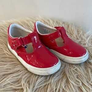 Keds Red Patent Mary jane shoes 6.5 toddler girl